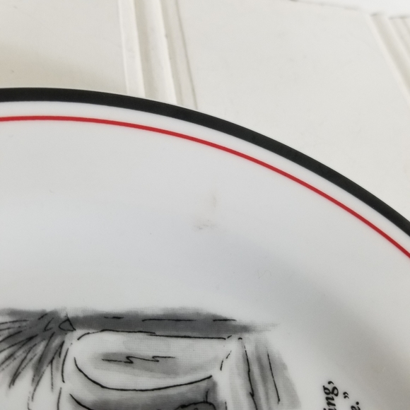 Restoration Hardware Plate New Yorker The Cartoon Bank Christopher Weyant 2003 - Picture 12 of 12